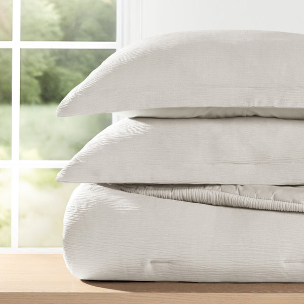 Cloud Weave Textured Down-Alternative Comforter Set