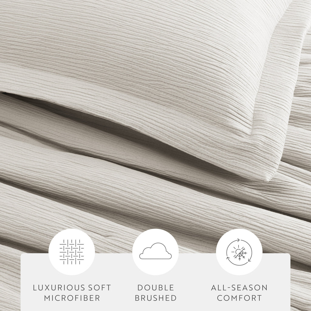 Cloud Weave Textured Down-Alternative Comforter Set